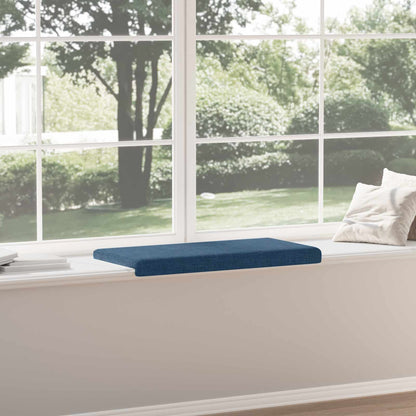 Bench Cushion Fabric Blue Depth 35 cm
