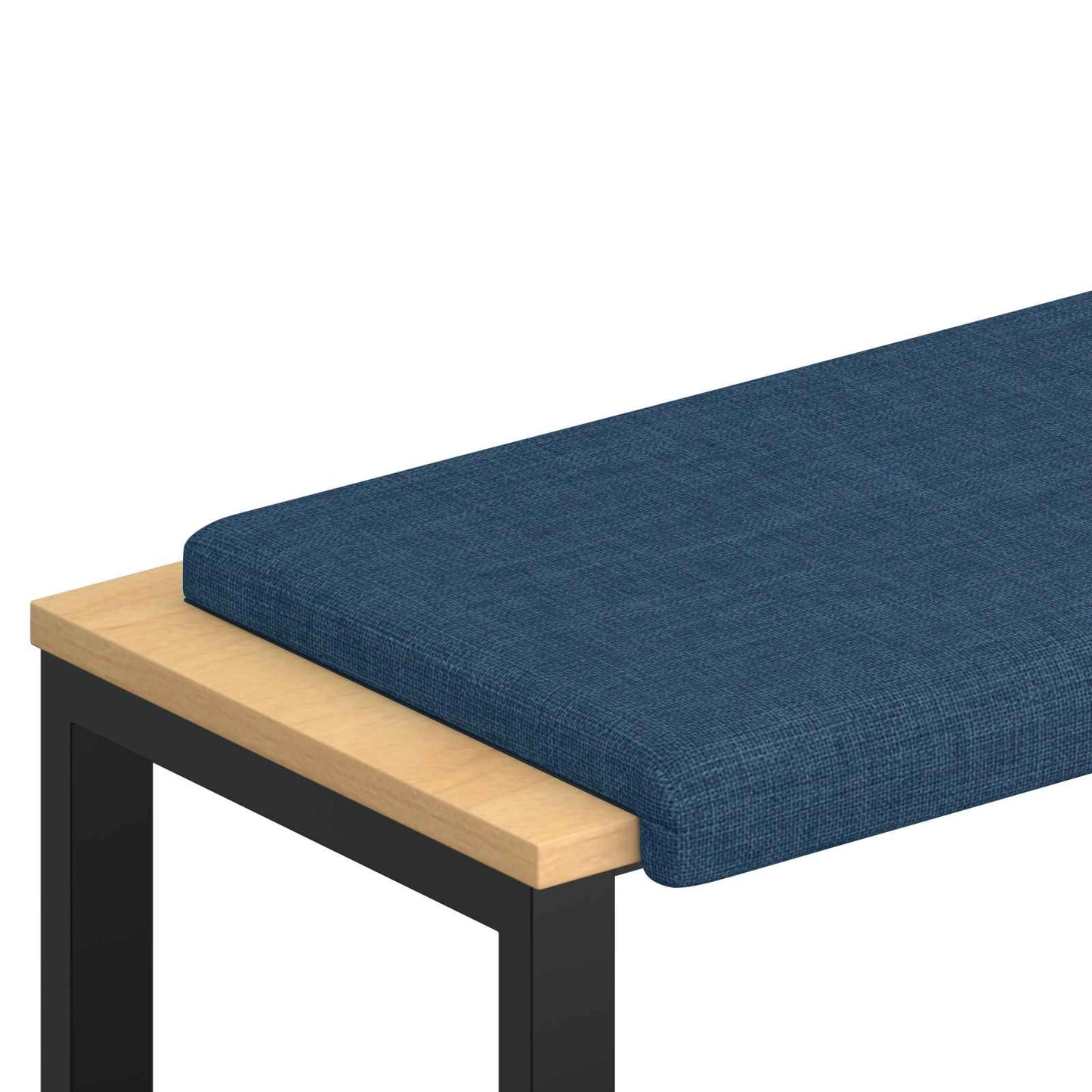 Bench Cushion Fabric Blue Depth 35 cm