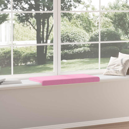 Bench Cushion Fabric Pink Depth 35 cm