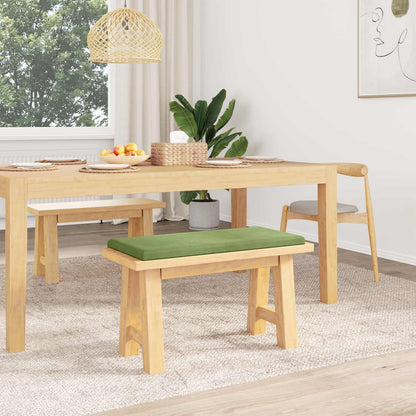 Bench Cushion Velvet Light Green Depth 35 cm