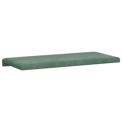Bench Cushion Velvet Sea Green Depth 35 cm