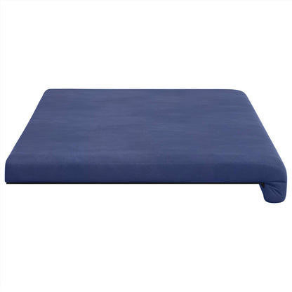 Bench Cushion Velvet Police Blue Depth 35 cm