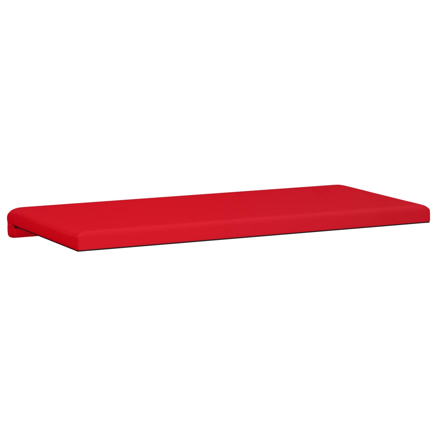 Bench Cushion Faux Leather Red Depth 35 cm