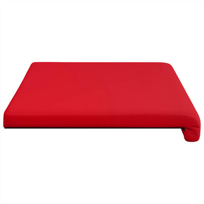 Bench Cushion Faux Leather Red Depth 35 cm