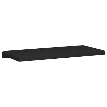 Bench Cushion Faux Leather Black Depth 35 cm