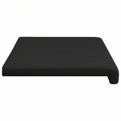 Bench Cushion Faux Leather Black Depth 35 cm