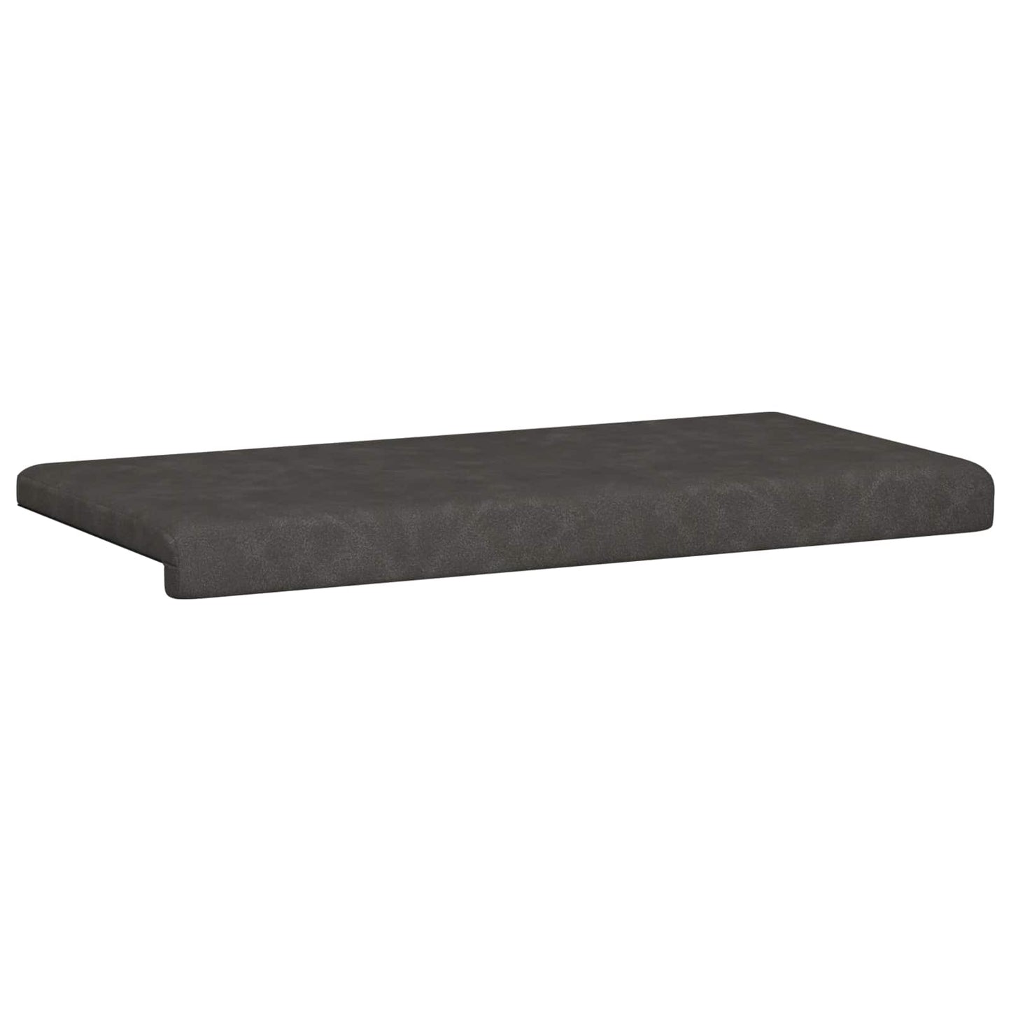 Bench Cushion Faux Leather Black Depth 35 cm