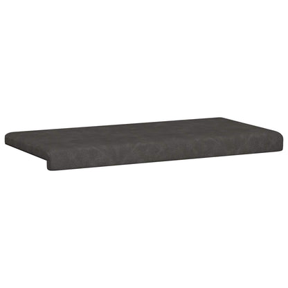 Bench Cushion Faux Leather Black Depth 35 cm