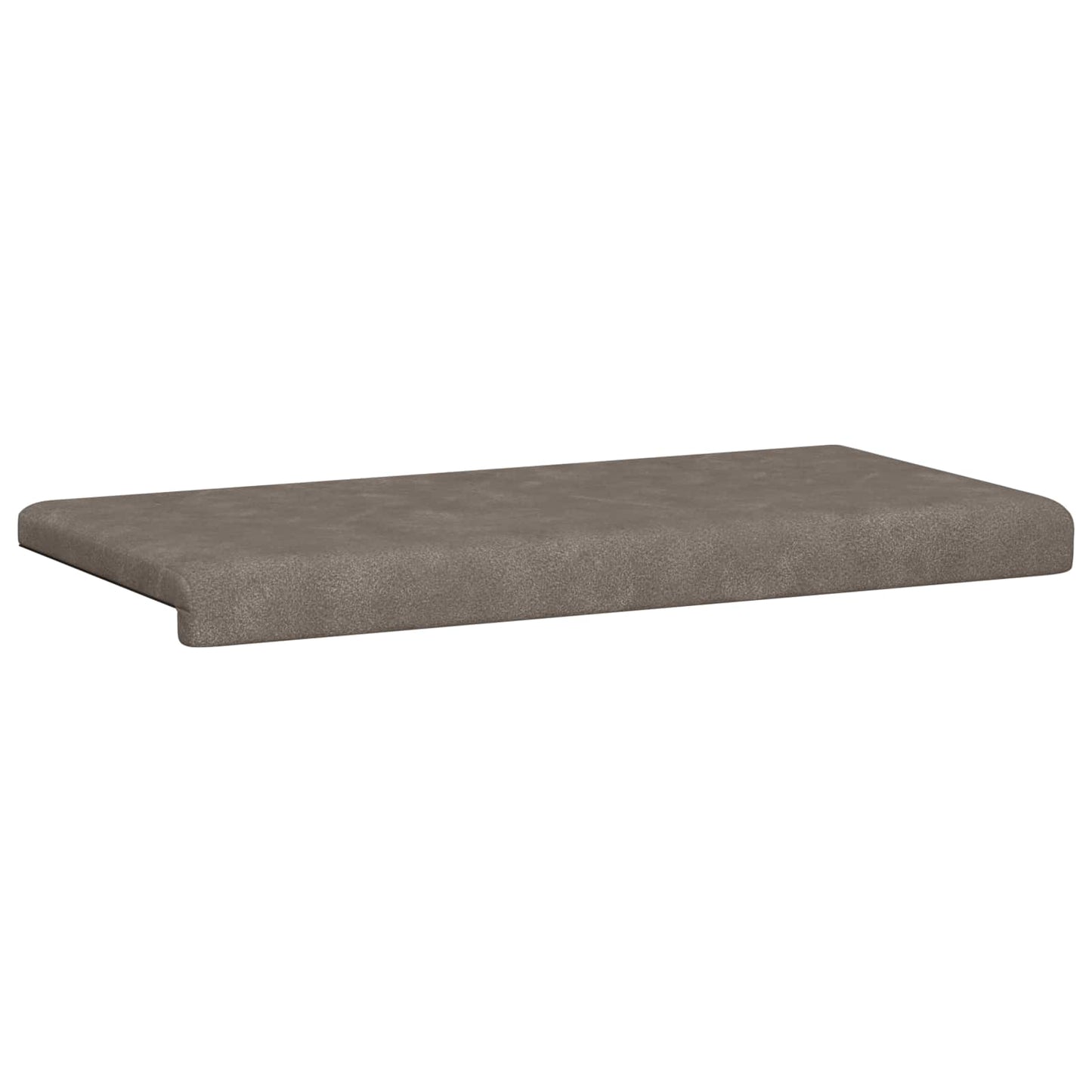 Bench Cushion Faux Leather Grey Depth 35 cm