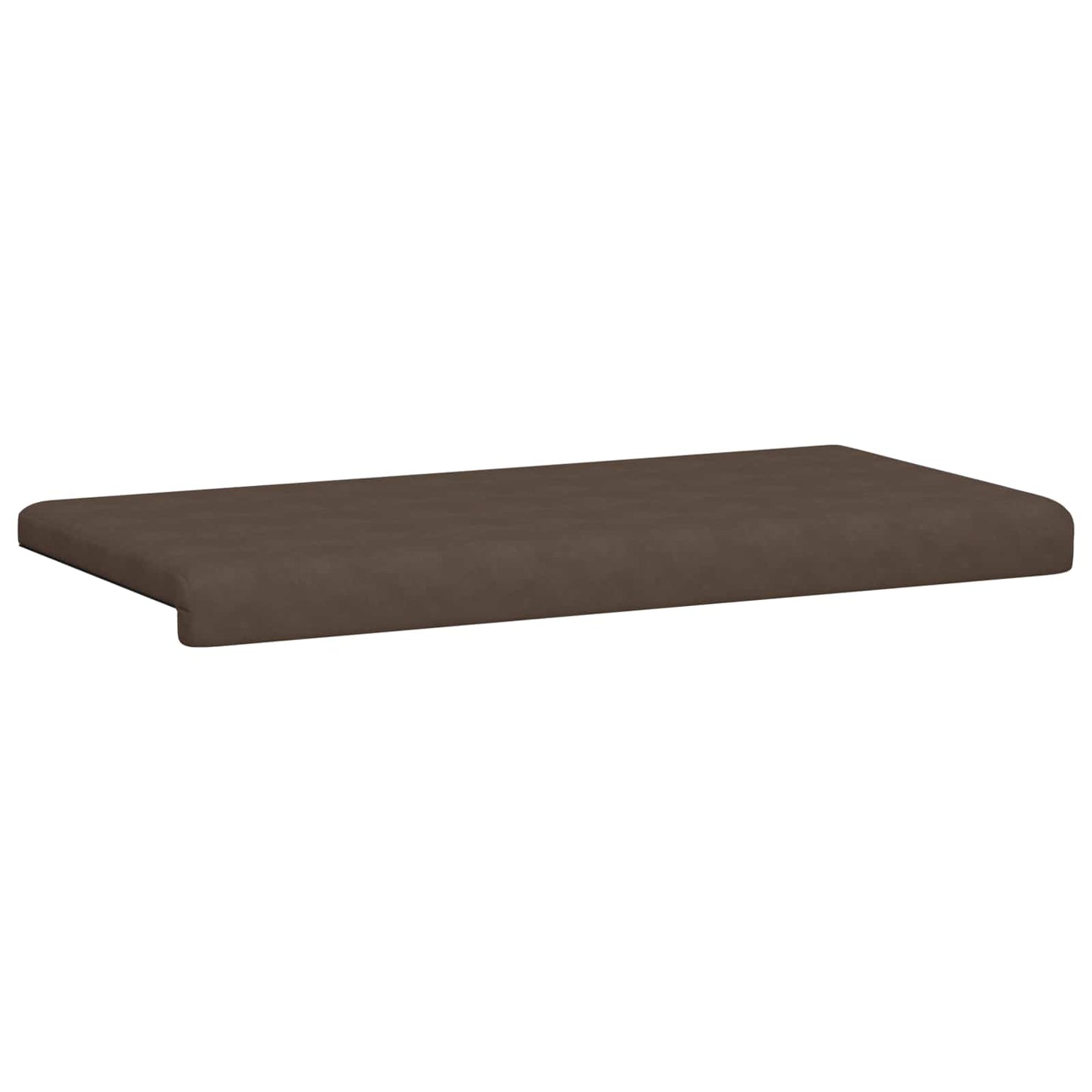 Bench Cushion Microfiber Brown Depth 35 cm