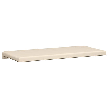 Bench Cushion Microfiber Beige Depth 35 cm