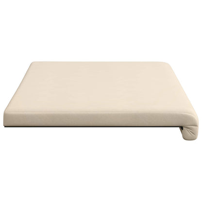 Bench Cushion Microfiber Beige Depth 35 cm