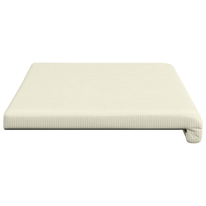 Bench Cushion Corduroy Cream Depth 35 cm