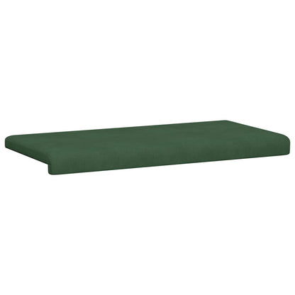 Bench Cushion Corduroy Dark Green Depth 35 cm