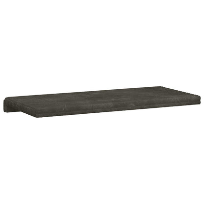 Bench Cushion Plush Corduroy Anthracite Depth 35 cm