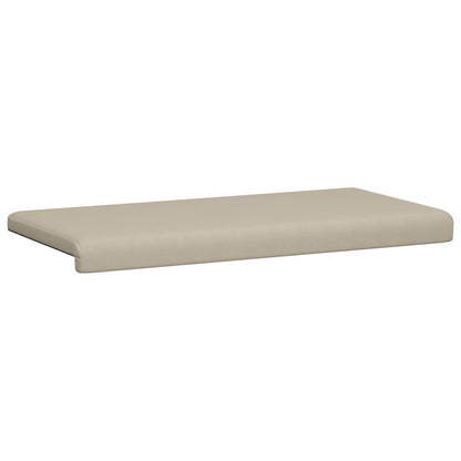Bench Cushion Textured Velvet Sand Depth 35 cm