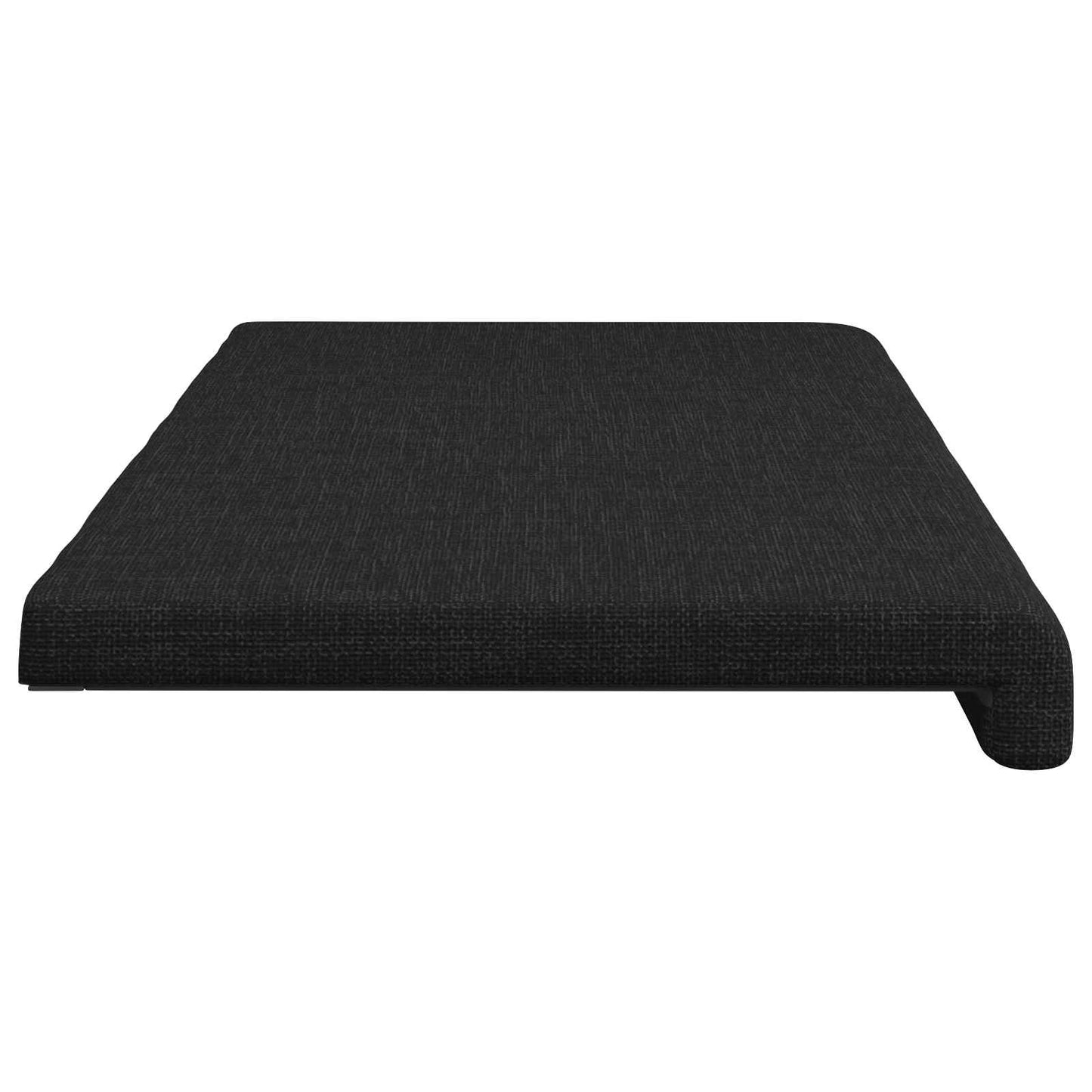 Bench Cushion Fabric Black Depth 35 cm