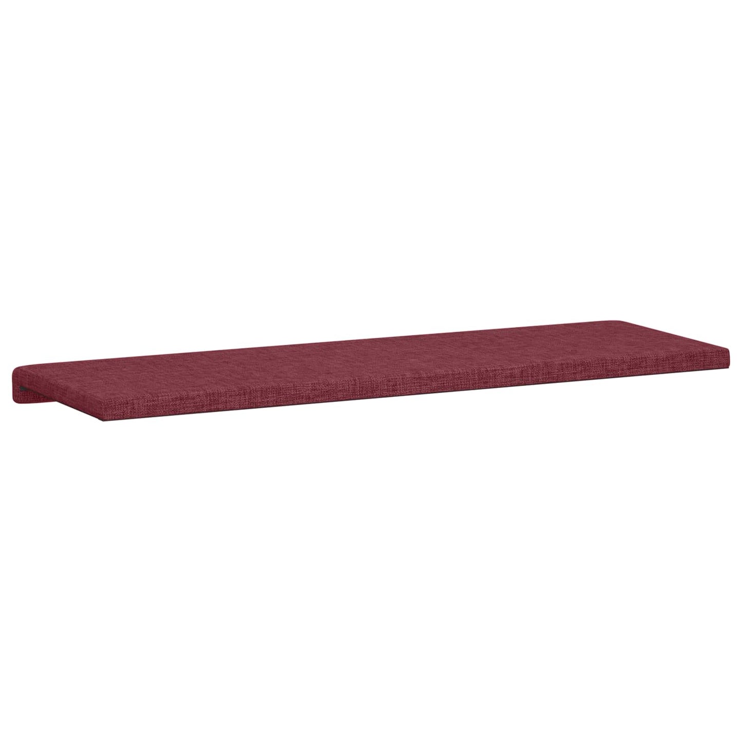 Bench Cushion Fabric Wine Red Depth 35 cm