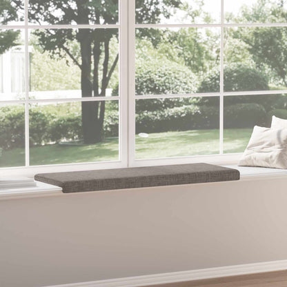 Bench Cushion Fabric Taupe Depth 35 cm