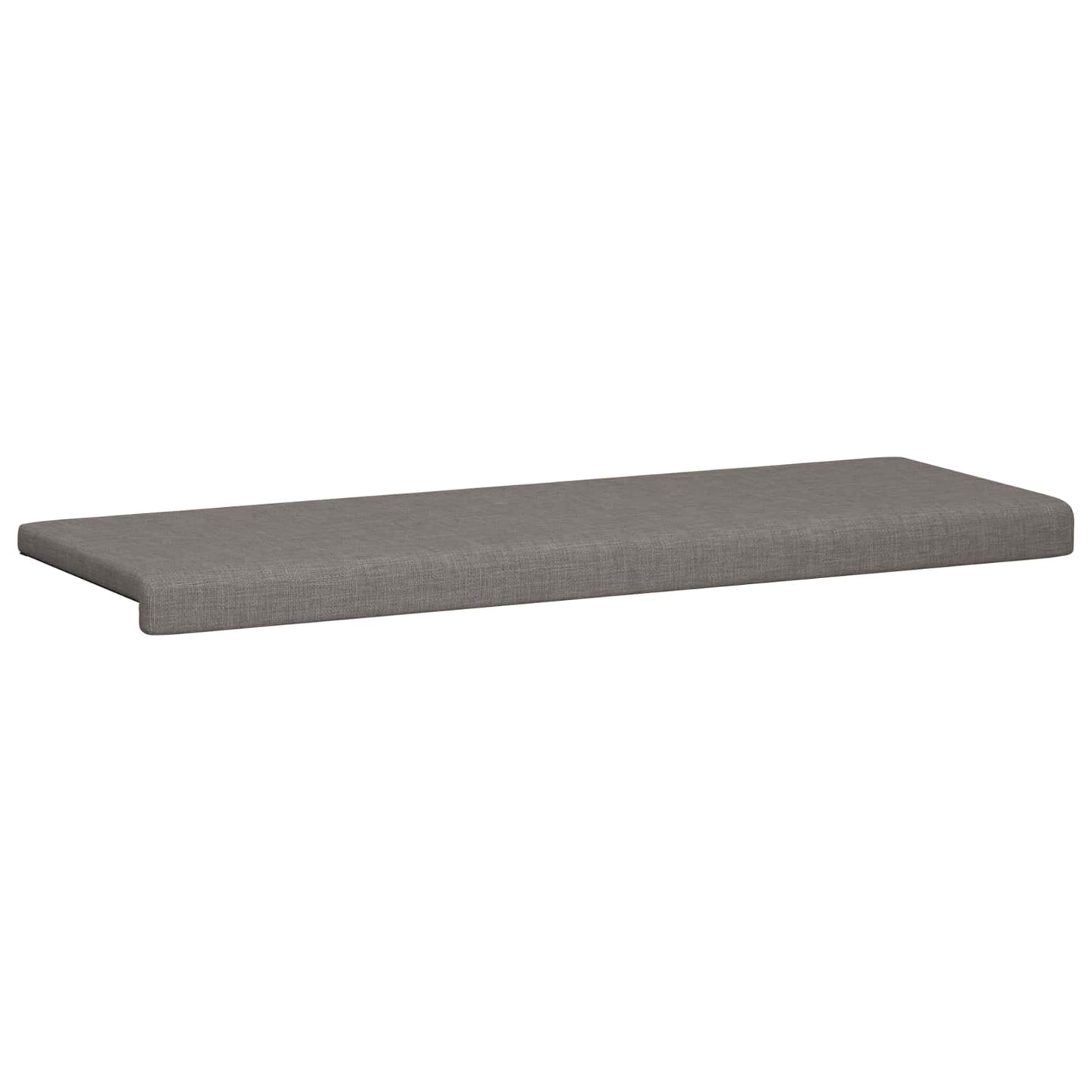 Bench Cushion Fabric Taupe Depth 35 cm