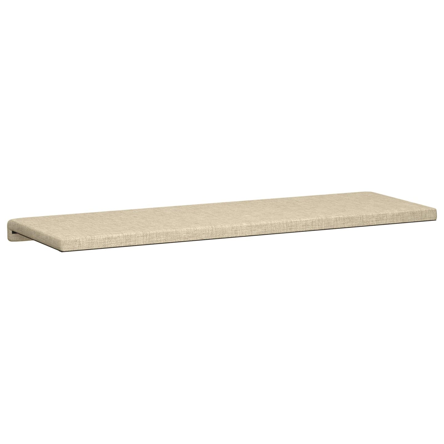 Bench Cushion Fabric Cream Depth 35 cm
