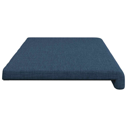 Bench Cushion Fabric Blue Depth 35 cm