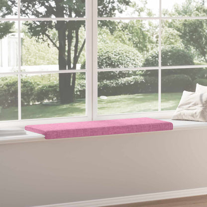 Bench Cushion Fabric Pink Depth 35 cm