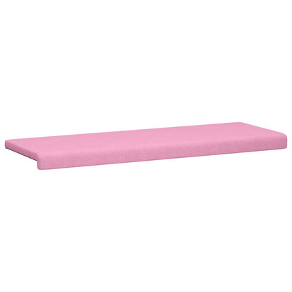 Bench Cushion Fabric Pink Depth 35 cm