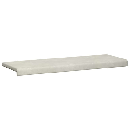 Bench Cushion Velvet Cream Depth 35 cm