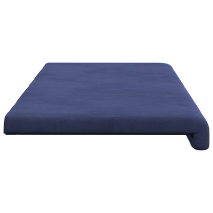 Bench Cushion Velvet Police Blue Depth 35 cm