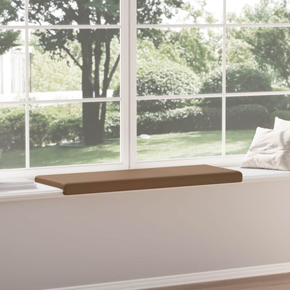Bench Cushion Faux Leather Cappuccino Depth 35 cm