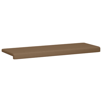 Bench Cushion Faux Leather Cappuccino Depth 35 cm