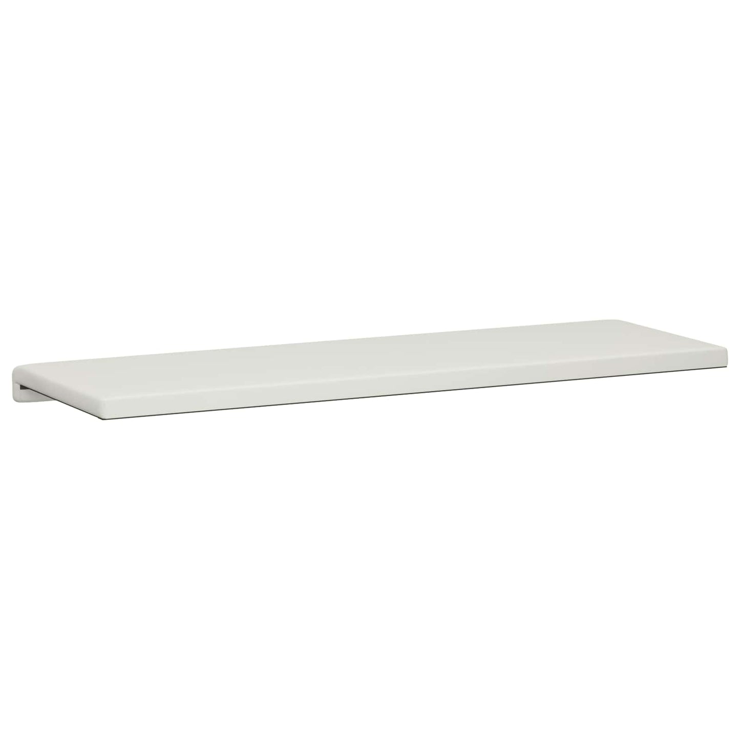 Bench Cushion Faux Leather White Depth 35 cm