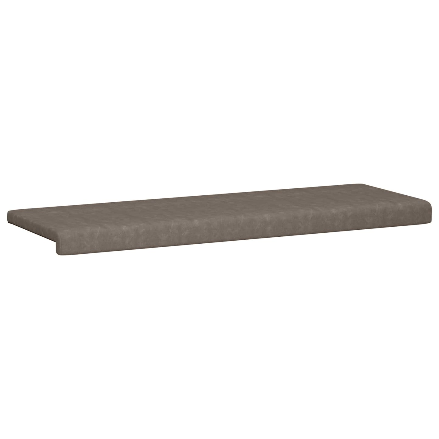 Bench Cushion Faux Leather Grey Depth 35 cm