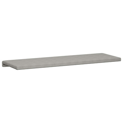 Bench Cushion Microfiber Light Grey Depth 35 cm