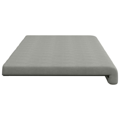Bench Cushion Microfiber Light Grey Depth 35 cm