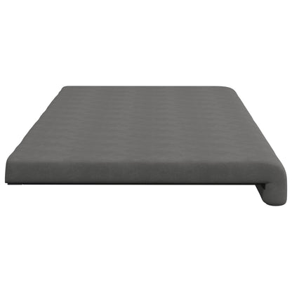 Bench Cushion Microfiber Dark Grey Depth 35 cm