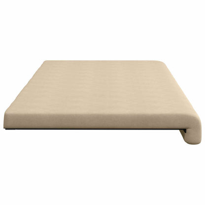 Bench Cushion Microfiber Cream Depth 35 cm