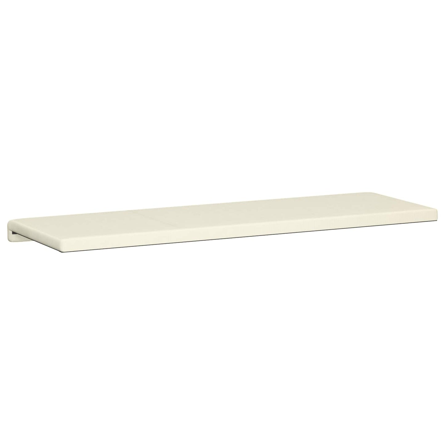 Bench Cushion Corduroy Cream Depth 35 cm