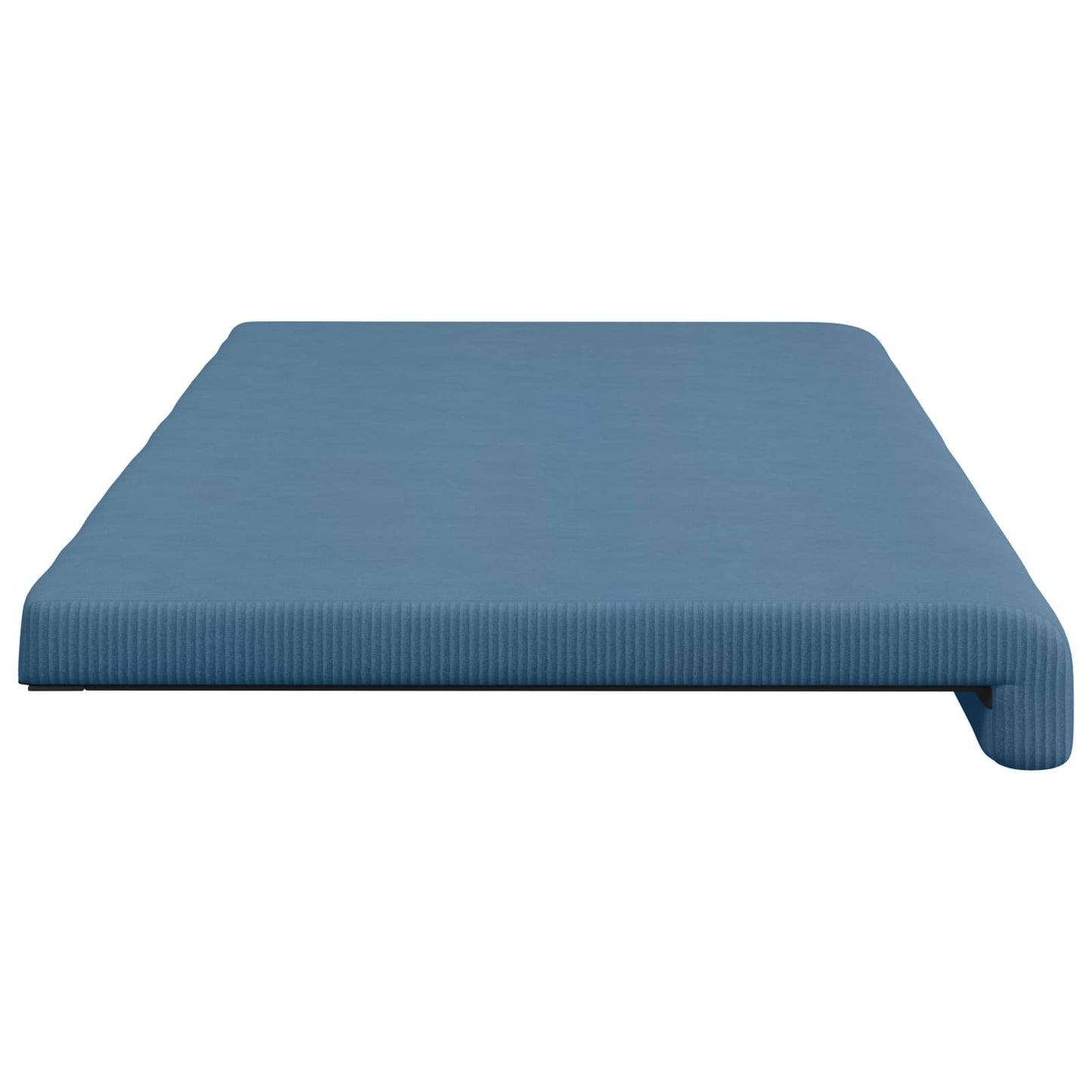 Bench Cushion Corduroy Blue Depth 35 cm