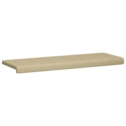 Bench Cushion Corduroy Grey Green Depth 35 cm