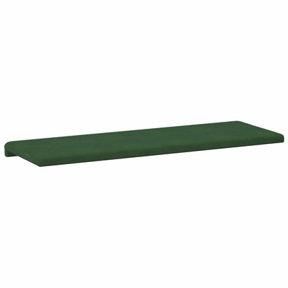 Bench Cushion Corduroy Dark Green Depth 35 cm