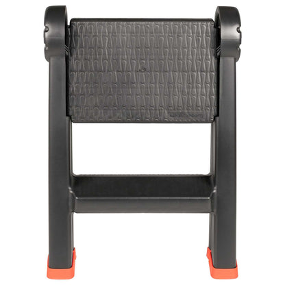 Ladder Folding Black and Red 46 x 30 x 63 cm PP and Elastomer