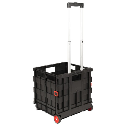 Cart Manual Black and Red 35 x 39 x 92 cm PP and Elastomer