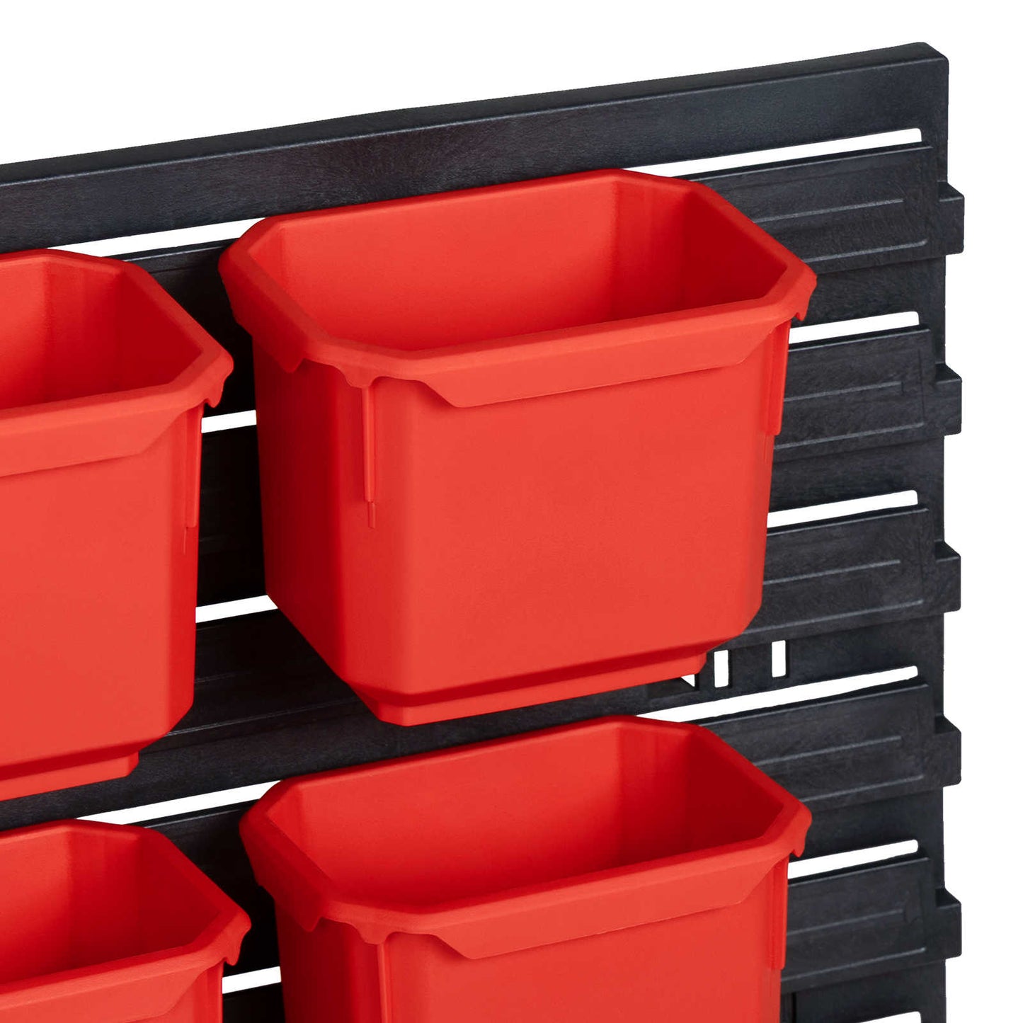 Container Rack Manual Black and Red 77.5 x 2 x 39 cm PP