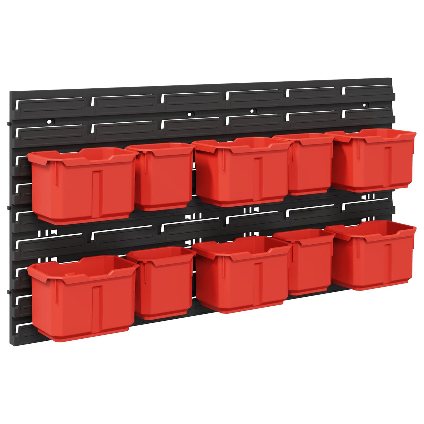 Container Rack Manual Black and Red 77.5 x 2 x 39 cm PP