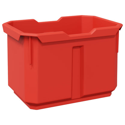 Container Rack Manual Black and Red 77.5 x 2 x 39 cm PP