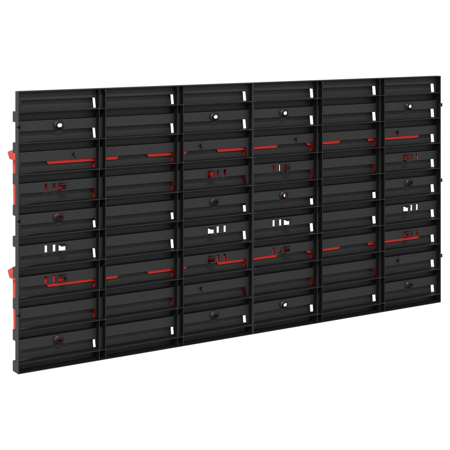 Container Rack Manual Black and Red 77.5 x 2 x 39 cm PP