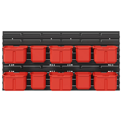 Container Rack Manual Black and Red 77.5 x 2 x 39 cm PP