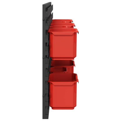 Container Rack Manual Black and Red 77.5 x 2 x 39 cm PP